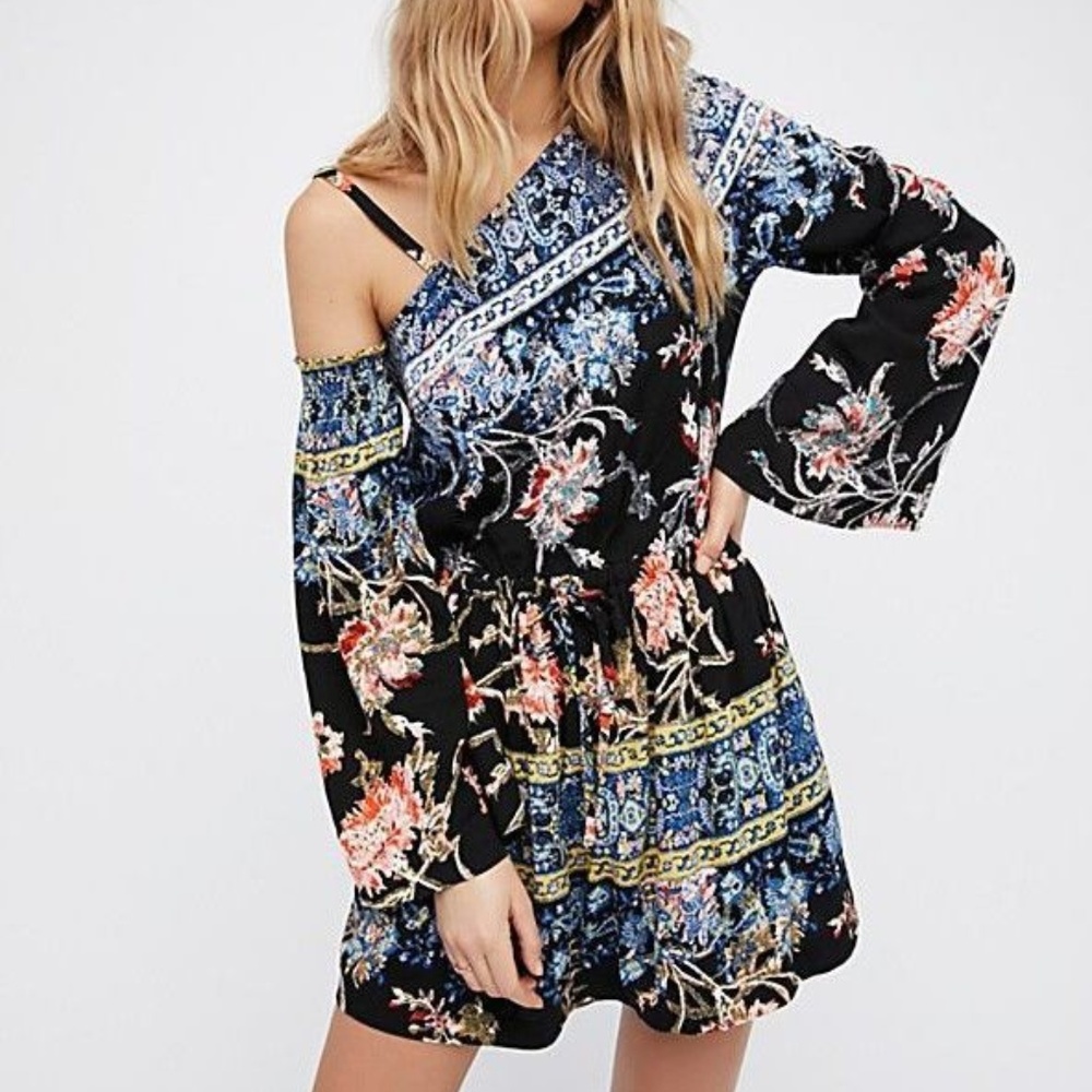 Free People Modern Nomad Boho Mini Dress